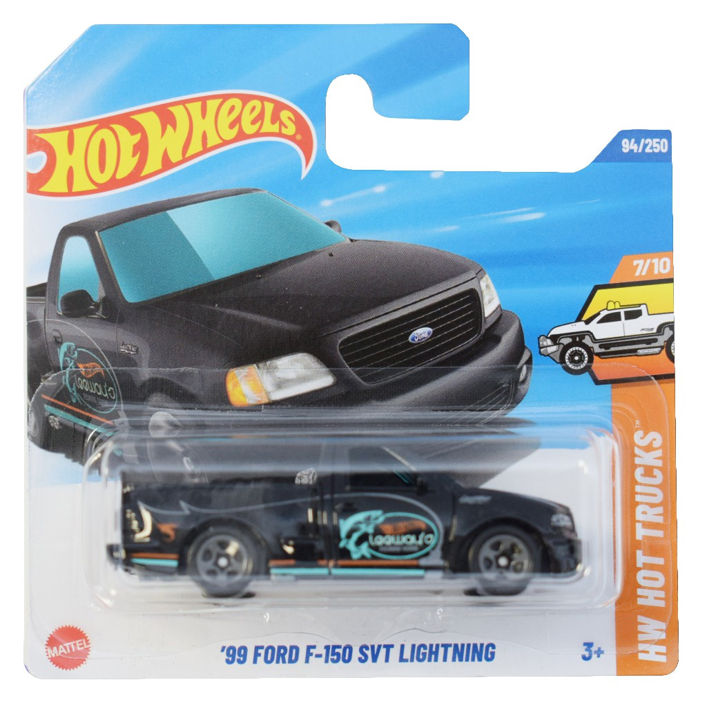 Hot Wheels: '99 Ford F-150 SVT Lightning kisautó 1/64 - Mattel