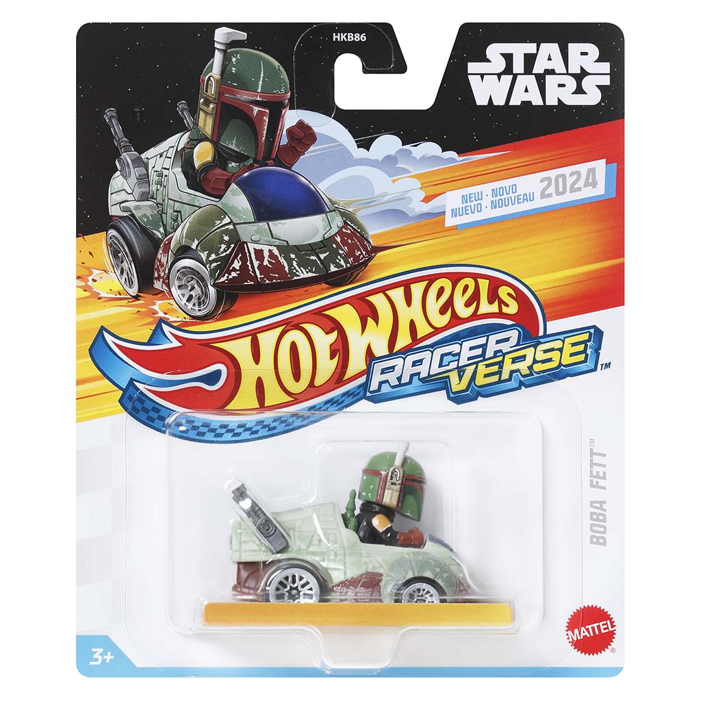 Hot Wheels: RacerVerse Boba Fett kisautó 1/64 – Mattel