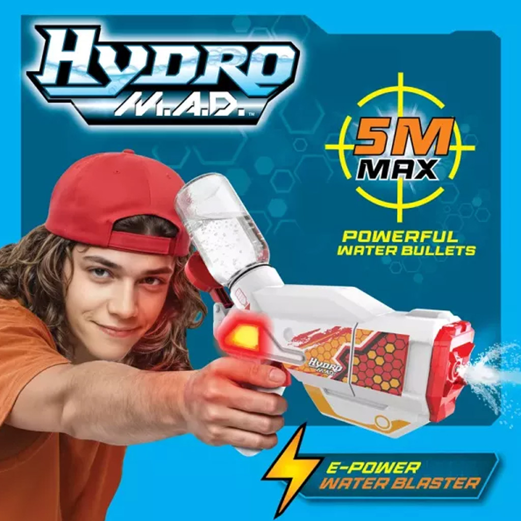 Silverlit: Hydro M.A.D mini elektromos vízipisztoly - Fehér kép 2