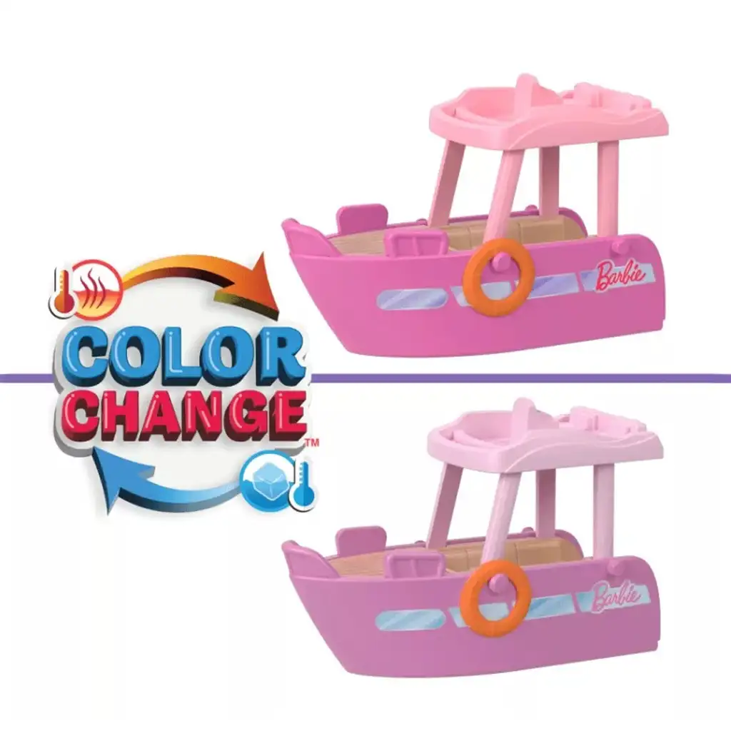 Barbie: Mini BarbieLand járművek - Álomhajó szett - Mattel kép 3