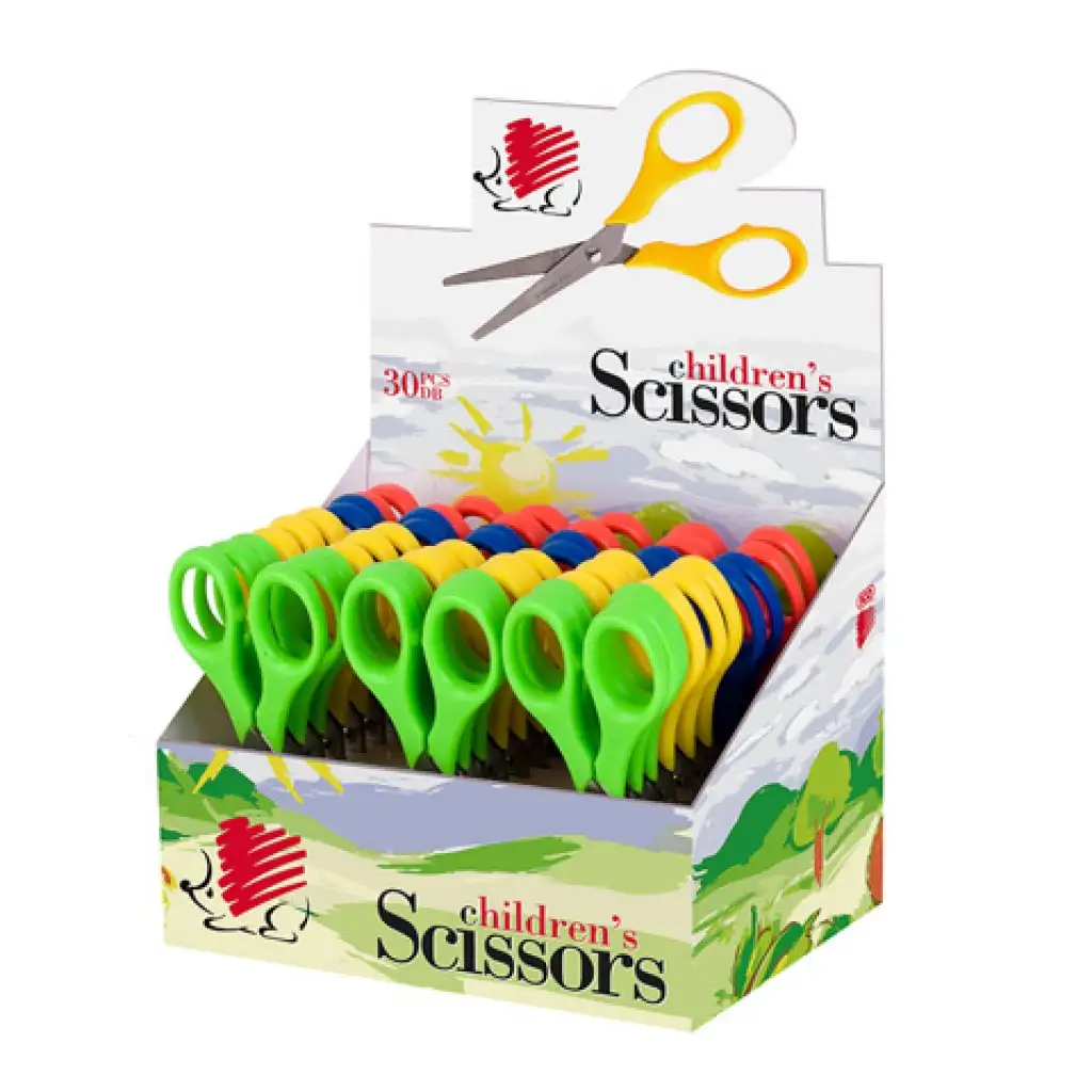 ICO: iskolai olló kerekített végű SÜNI kép 2