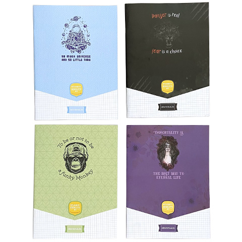 ICO: Student Art kockás füzet A/4