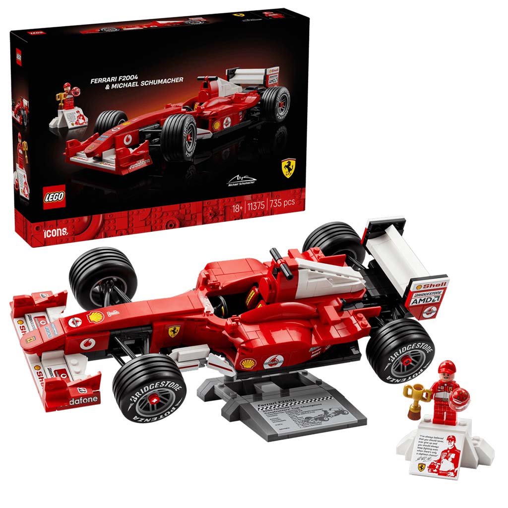 LEGO® Icons: Ferrari F2004 és Michael Schumacher (11375)
