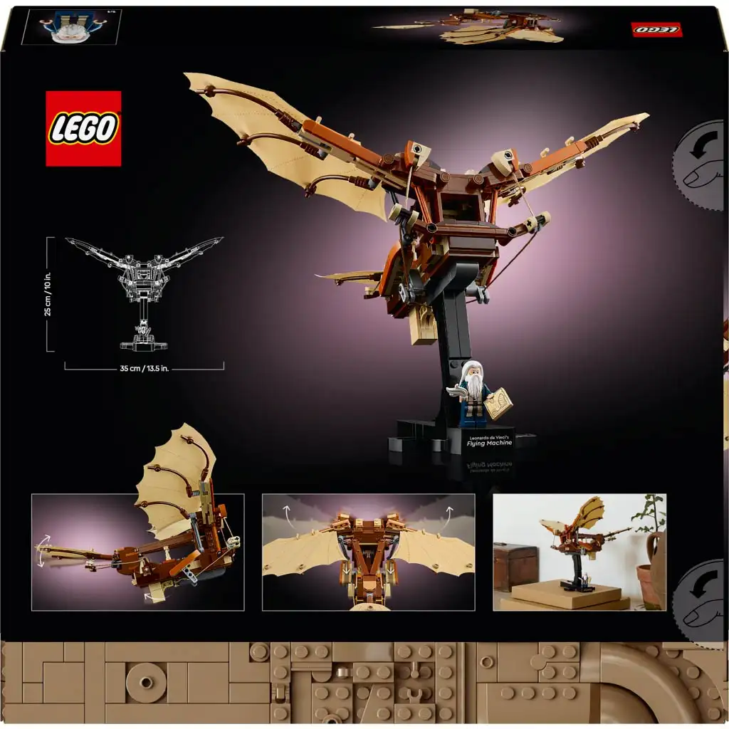 LEGO® Icons: Leonardo da Vinci repülő szerkezete (10363) kép 2