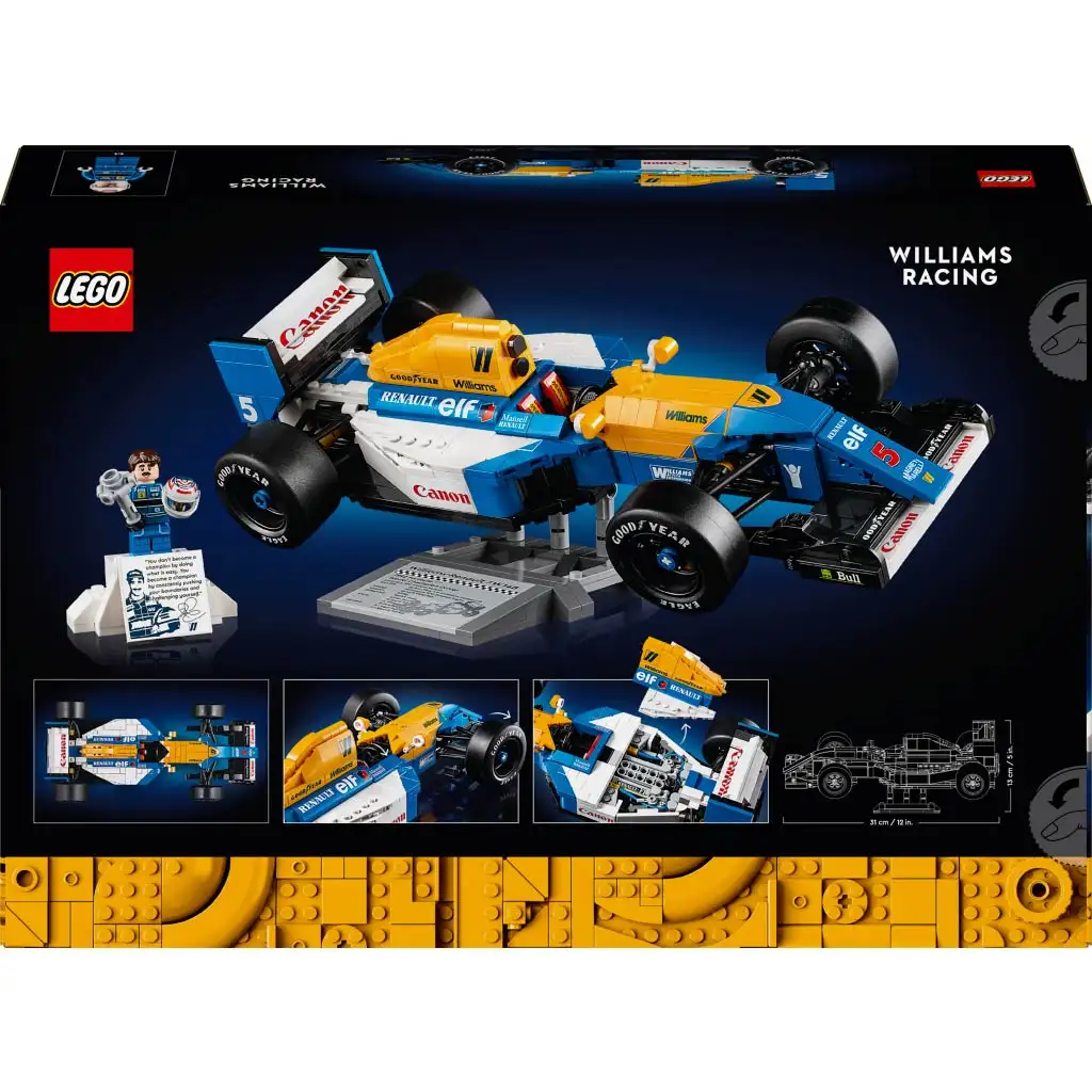 LEGO® Icons: Williams Racing FW14B és Nigel Mansell (10353) kép 2