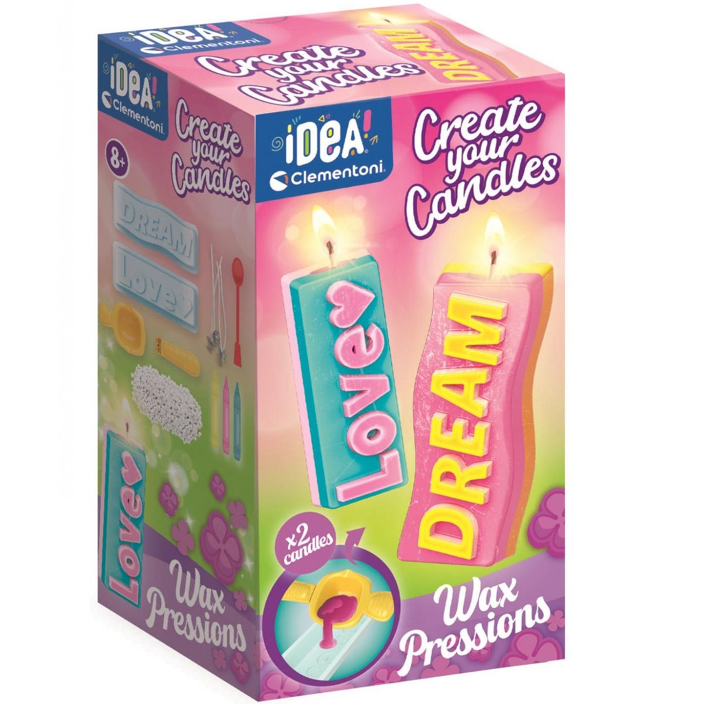 Idea! Üzenetek gyertyakészítő kreatív szett - Clementoni
