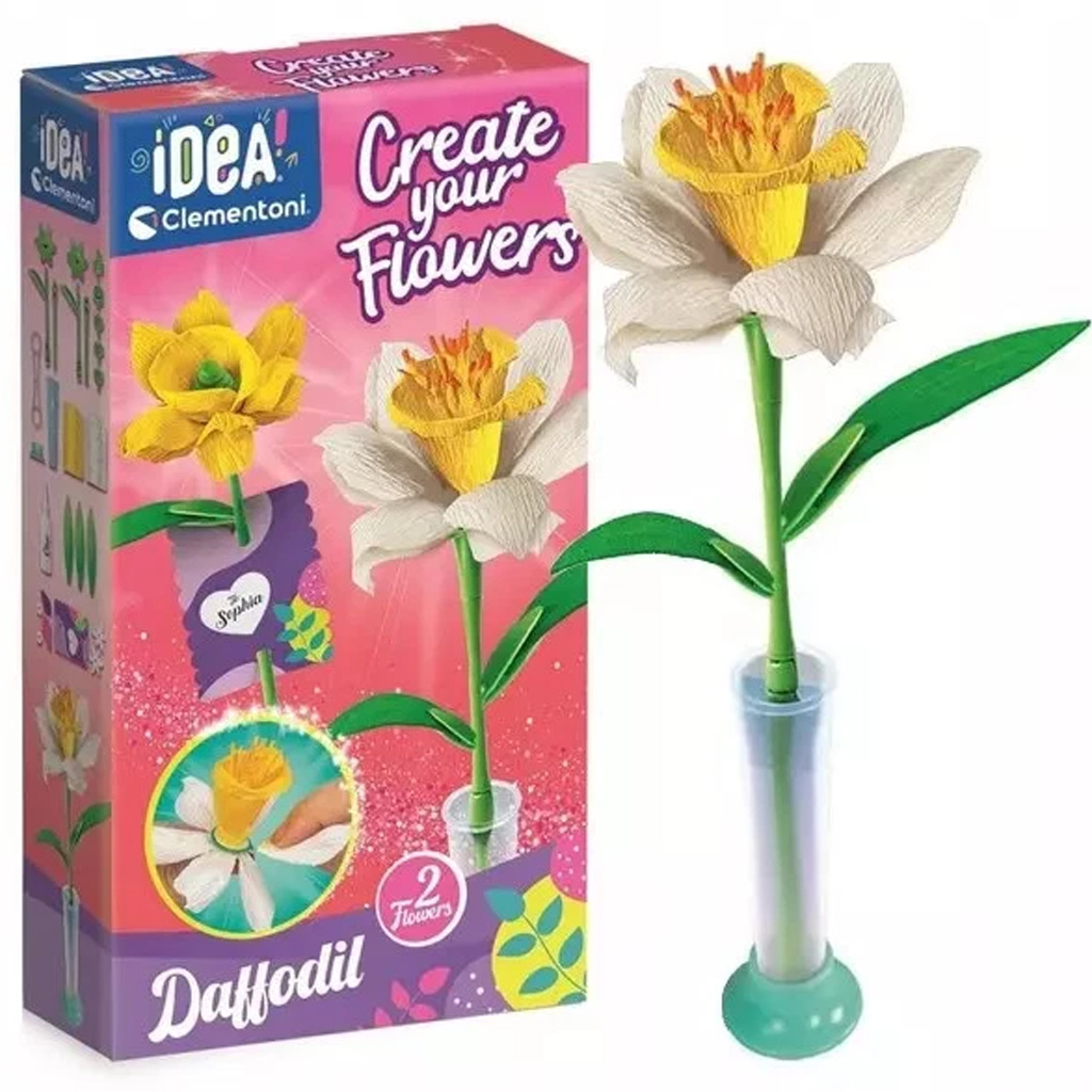 Idea! Nárcisz mini virágkészítő szett - Clementoni