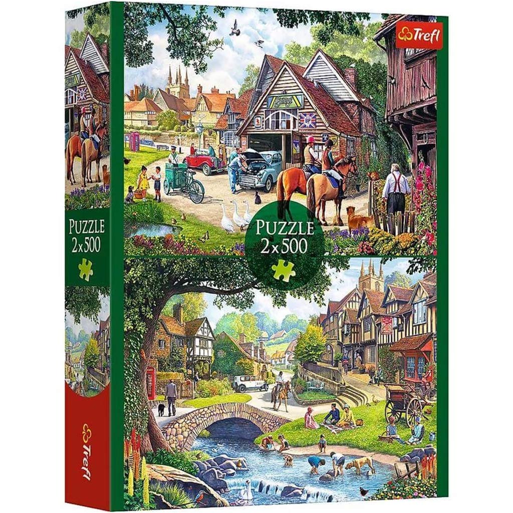 Idilli élet 2x500db-os puzzle - Trefl