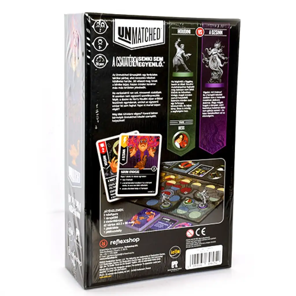 Unmatched: Houdini vs A Dzsinn társasjáték kép 2