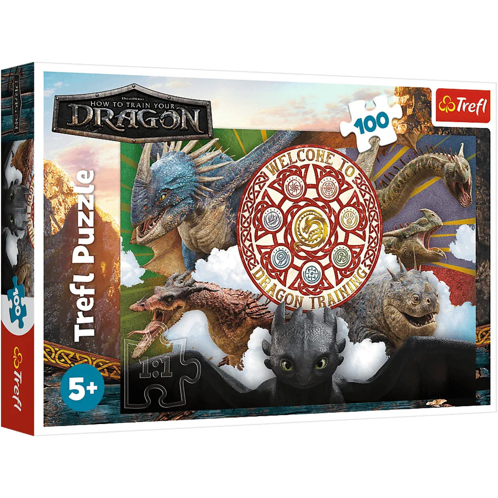 Így neveld a sárkányodat 100db-os puzzle - Trefl
