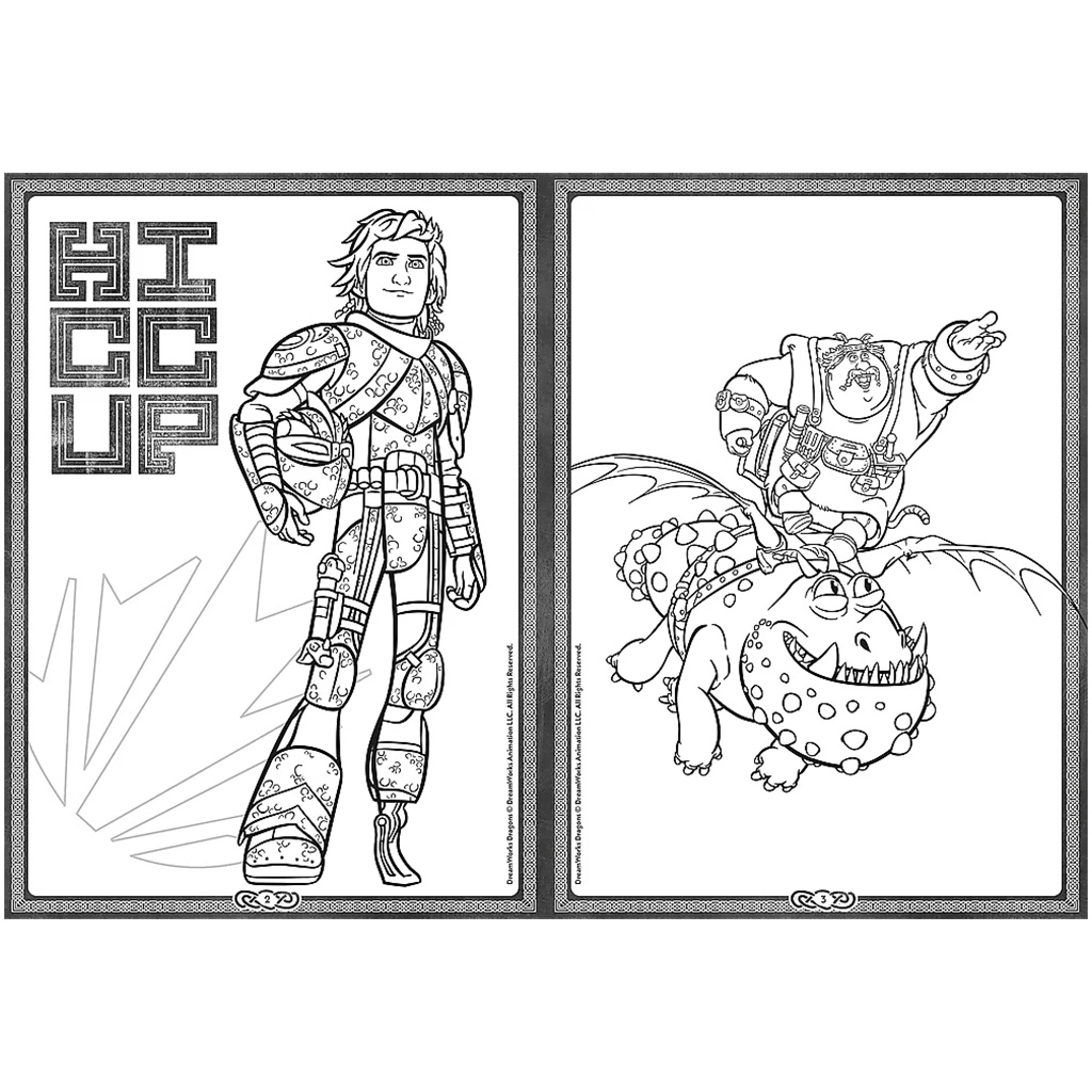 Így neveld a sárkányodat kifestőkönyv - Trefl kép 2