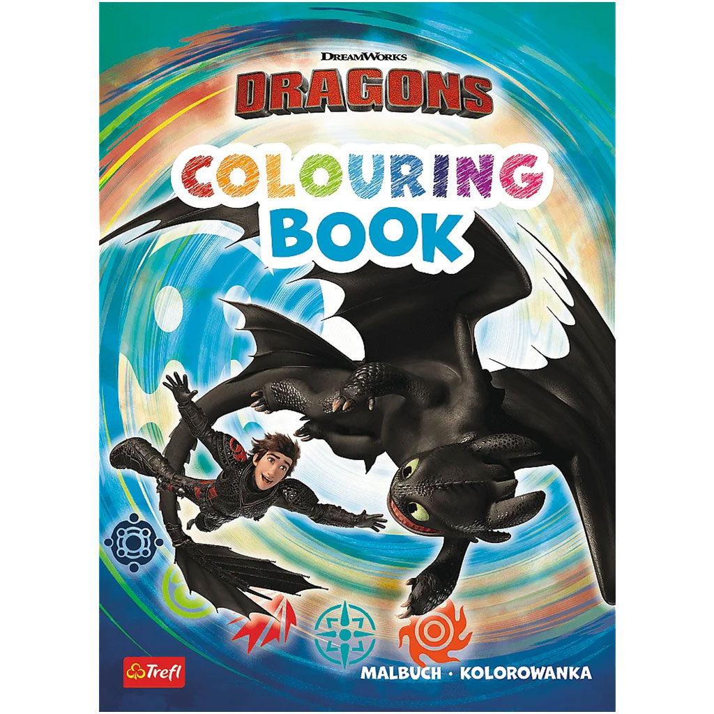 Így neveld a sárkányodat kifestőkönyv - Trefl