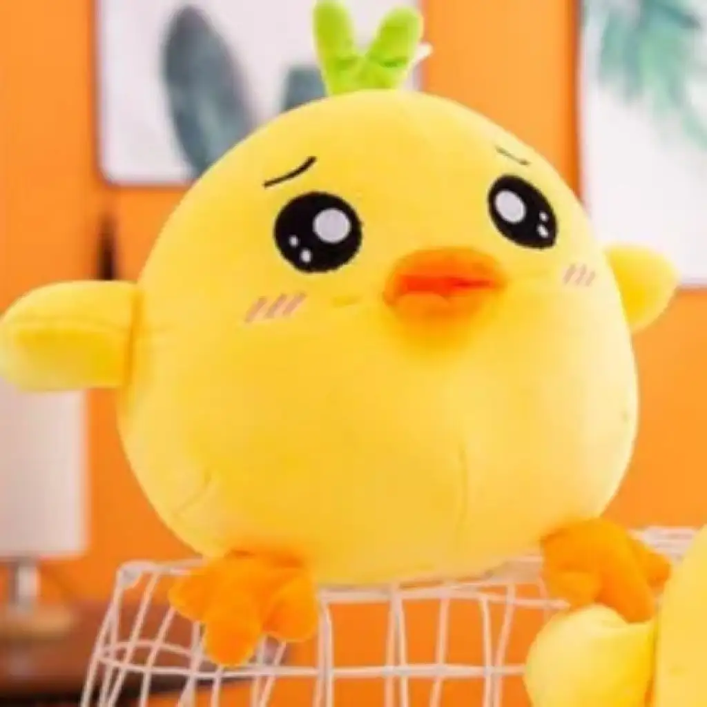 Imádnivaló plüss csibe 25cm