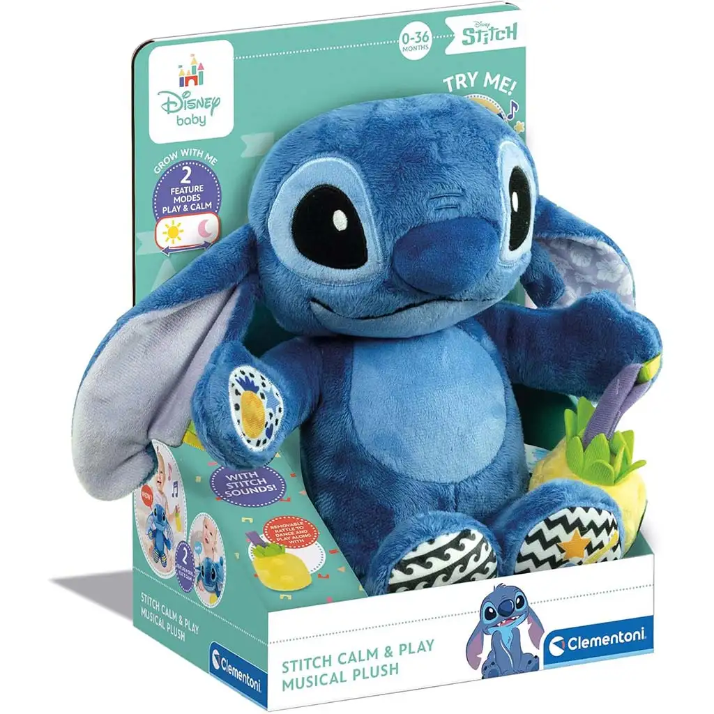 Interaktív Disney Stitch plüss figura - Clementoni