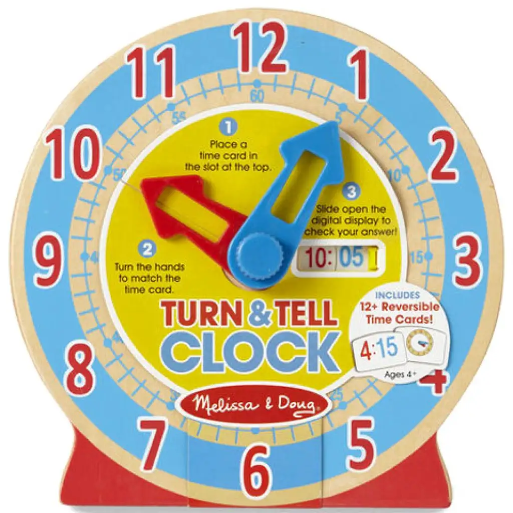 Ismerd meg az órát! oktató fajáték - Melissa & Doug kép 2