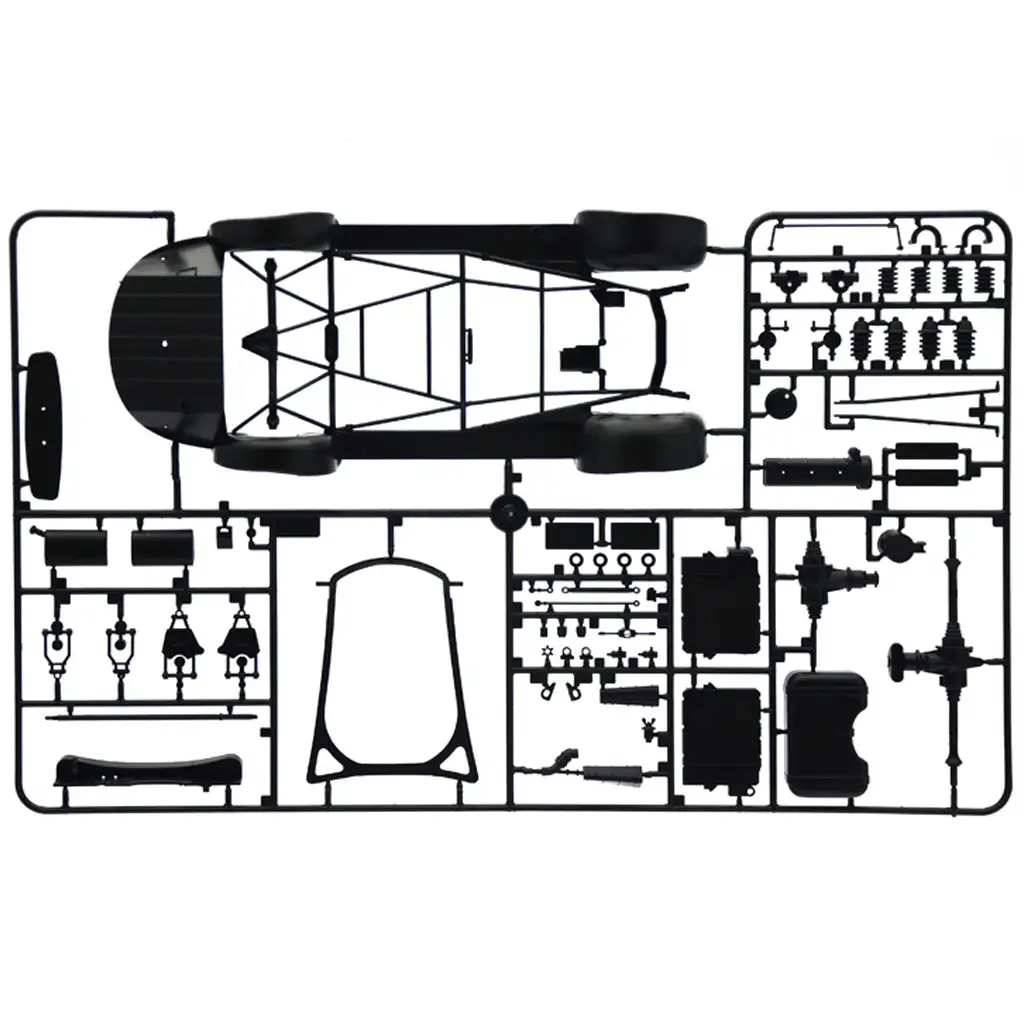 Italeri 1/16 Mercedes-Benz 300SL Gullwing autó makett kép 8