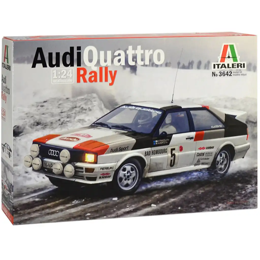 Italeri 1/24 Audi Quattro Rally autómakett