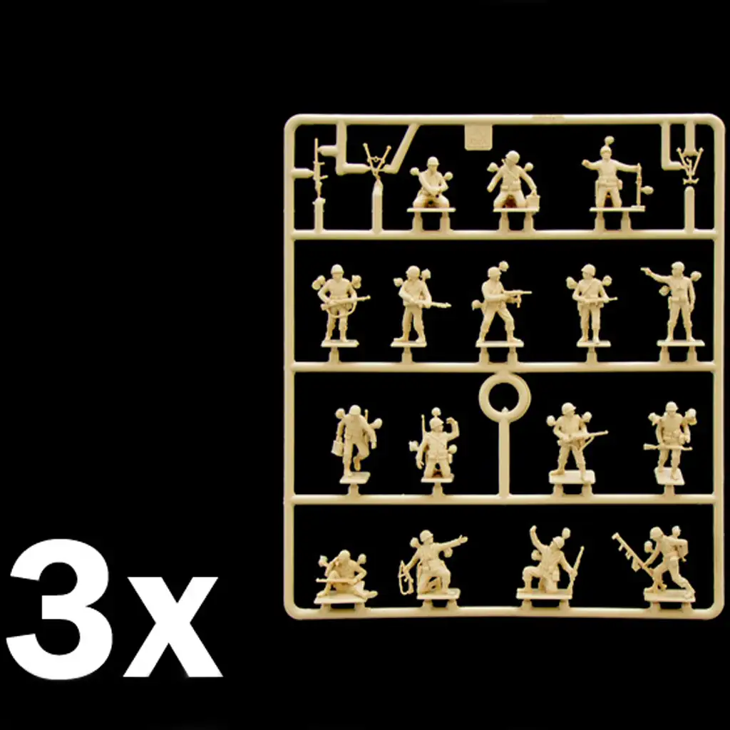 Italeri 1/72 U.S. Infantry WWII. amerikai katonák figura makett kép 2