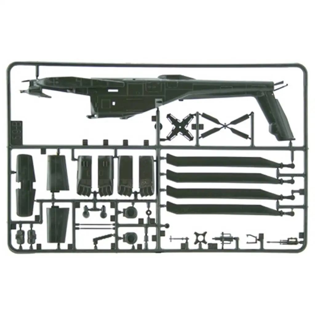 Italeri 1/72 AH-64 Apache helikopter makett kép 2