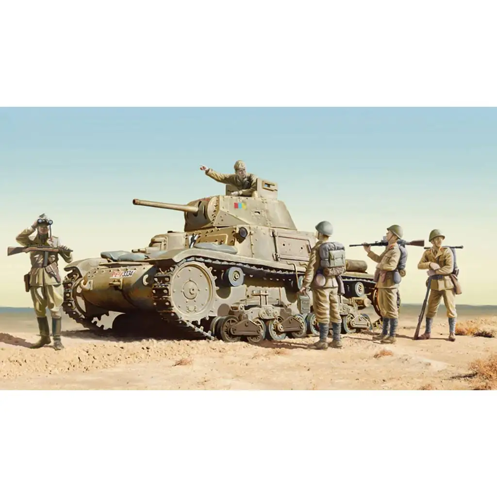 Italeri 1/35 Carro Armato M14/41 I Serie harckocsi makett kép 9