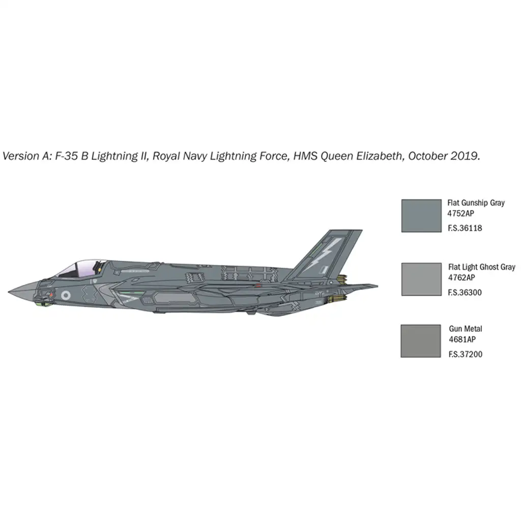 Italeri 1/72 F-35B Lightning II vadászrepülőgép makett kép 3