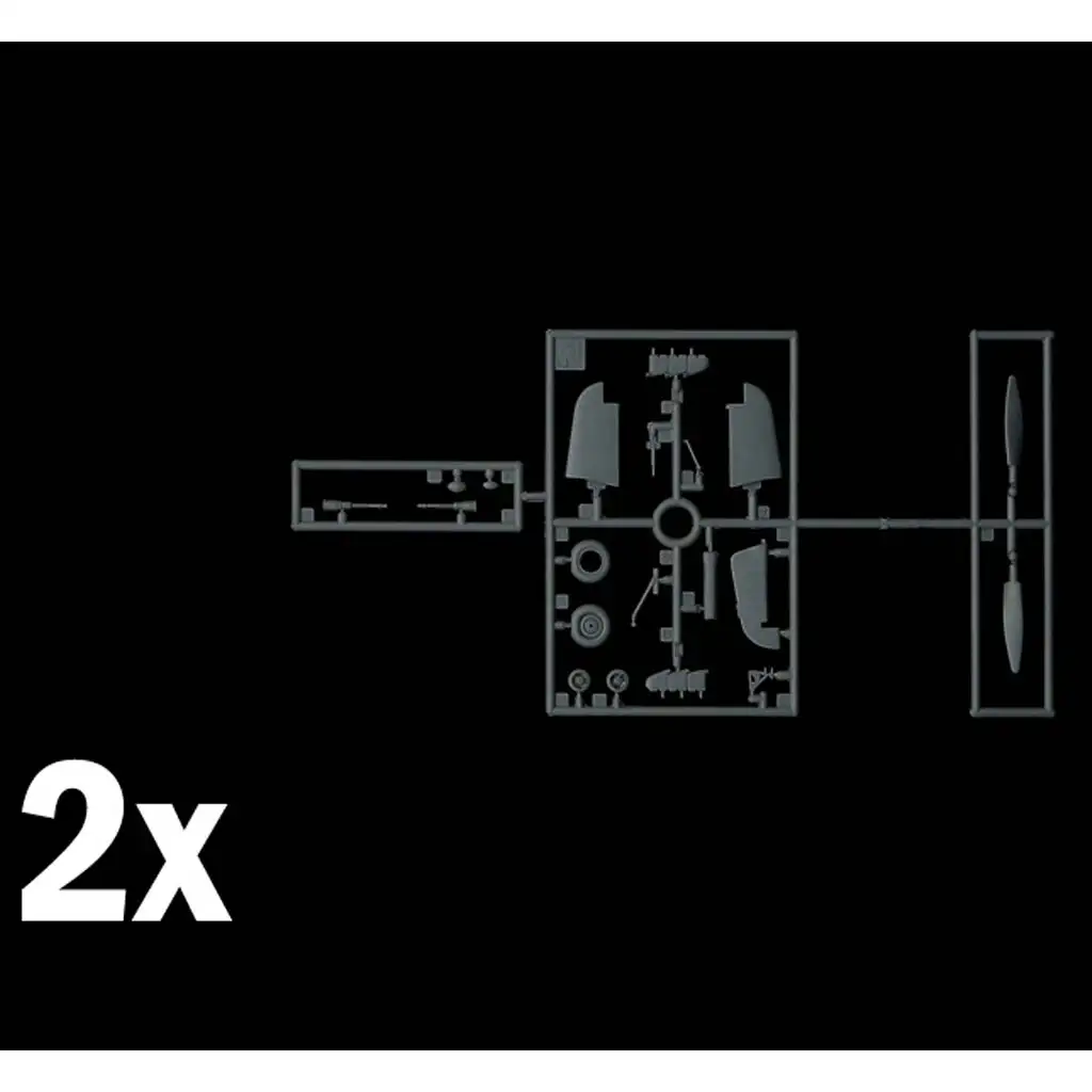 Italeri 1/48 Hurricane Mk.IIC repülőgép makett kép 6