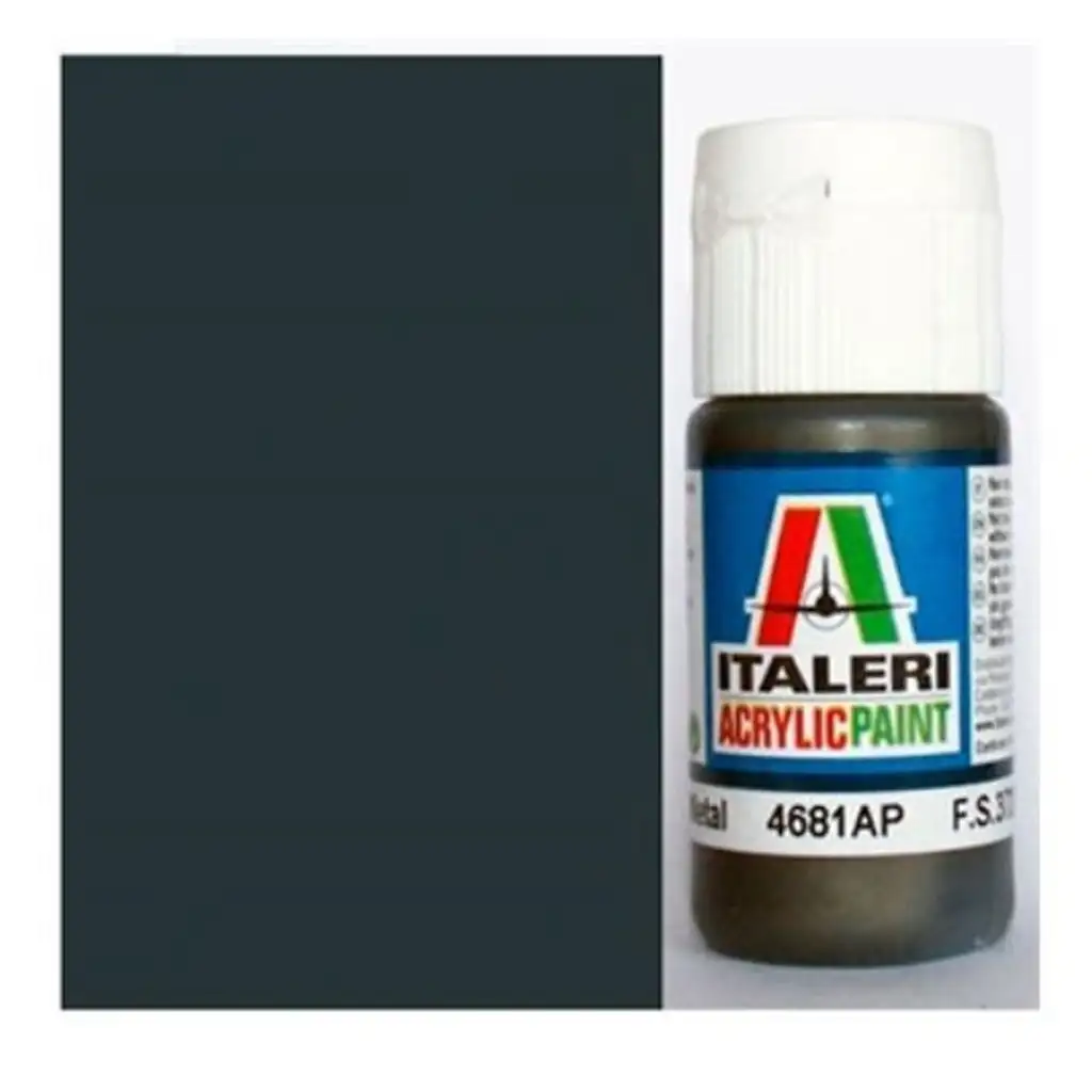 Italeri Flat Gun Metal (4681AP) - Matt fegyverfém makett festék 20ml