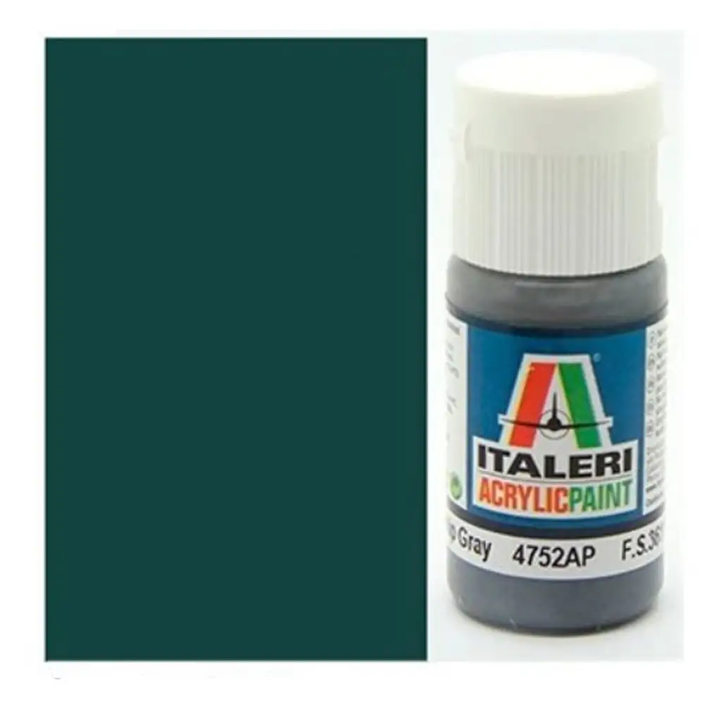 Italeri Flat Gunship Gray (4752AP) - Matt hadihajó szürke makett festék 20ml