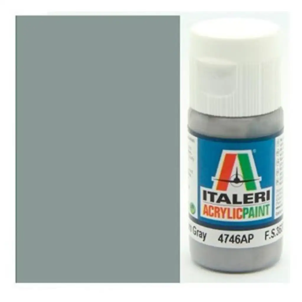 Italeri Flat Medium Grey (4746AP) - Matt középszürke makett festék 20ml