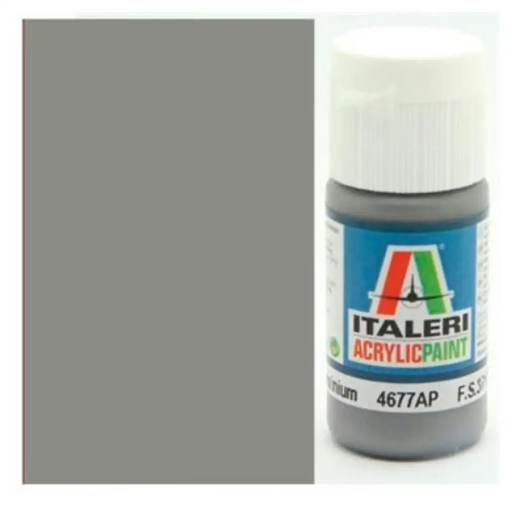 Italeri Metal Flat Aluminium (4677AP) - Metál matt ezüst makett festék 20ml