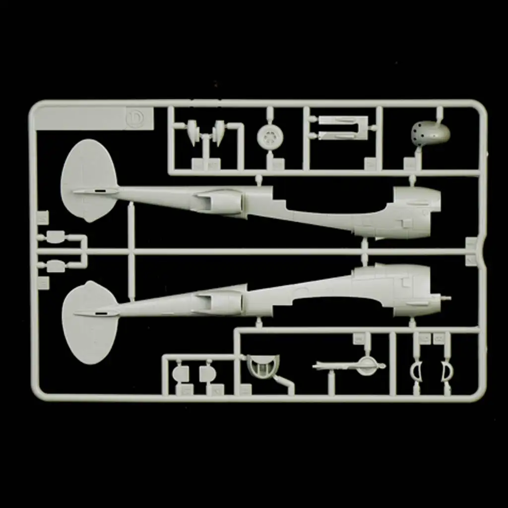 Italeri 1/72 P-38J Lightning repülőgép makett kép 4