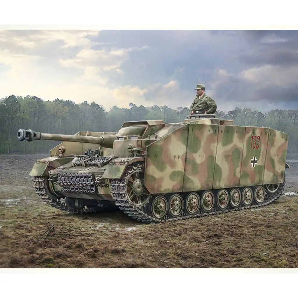 Italeri 1/35 Sd.Kfz. 167 Sturmgeschütz IV rohamlöveg makett kép 8