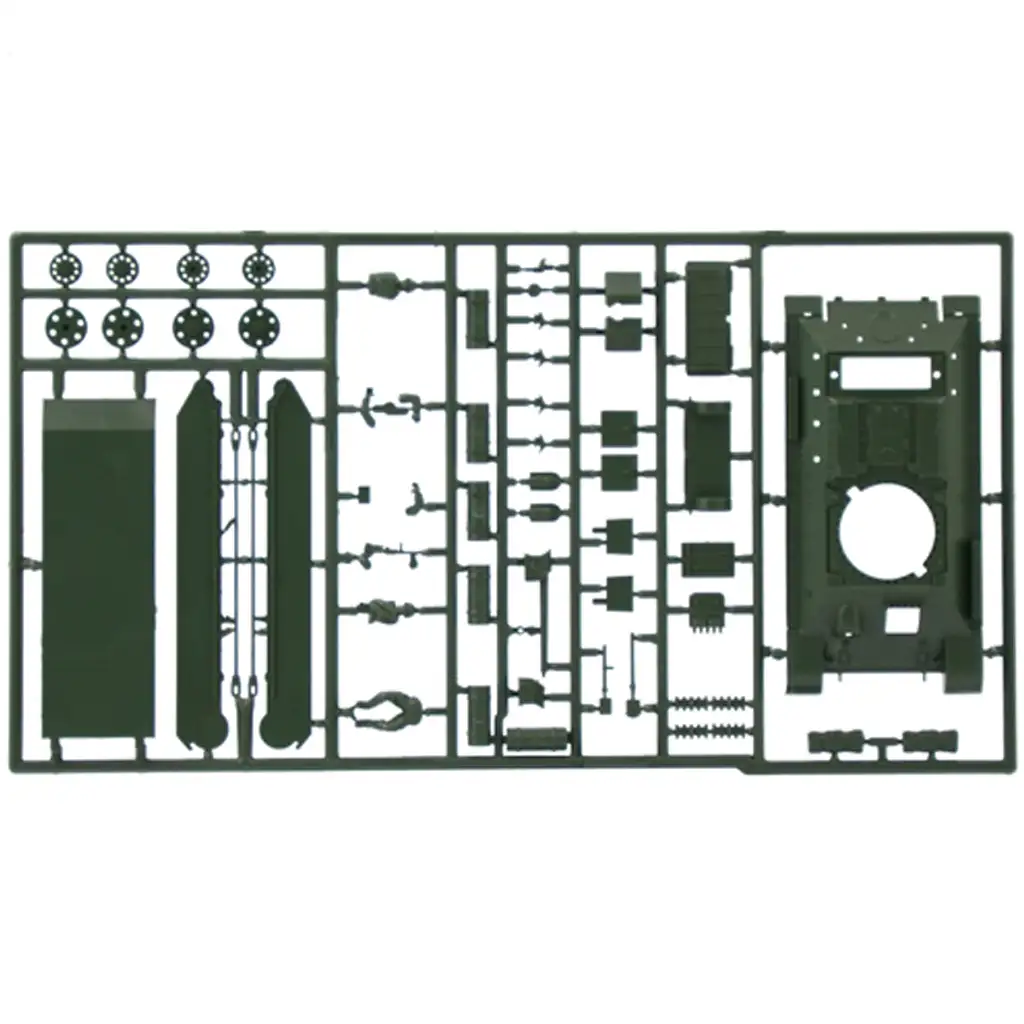 Italeri 1/72 T-34/76 Model 1943 tank makett kép 8