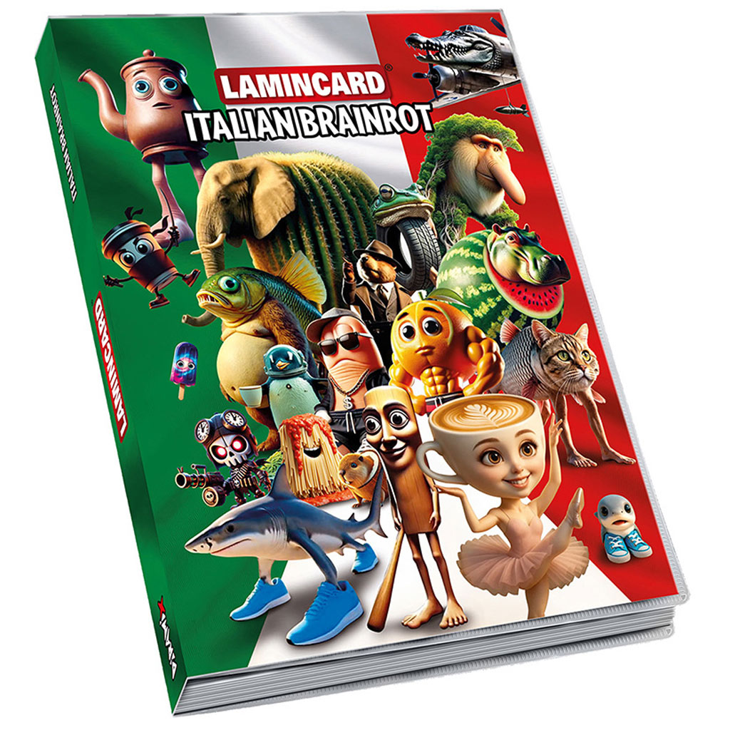 Italian Brainrot Lamincard kártyagyűjtő album