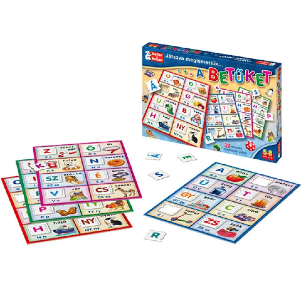 Játszva megismerjük a betűket társasjáték kép 2