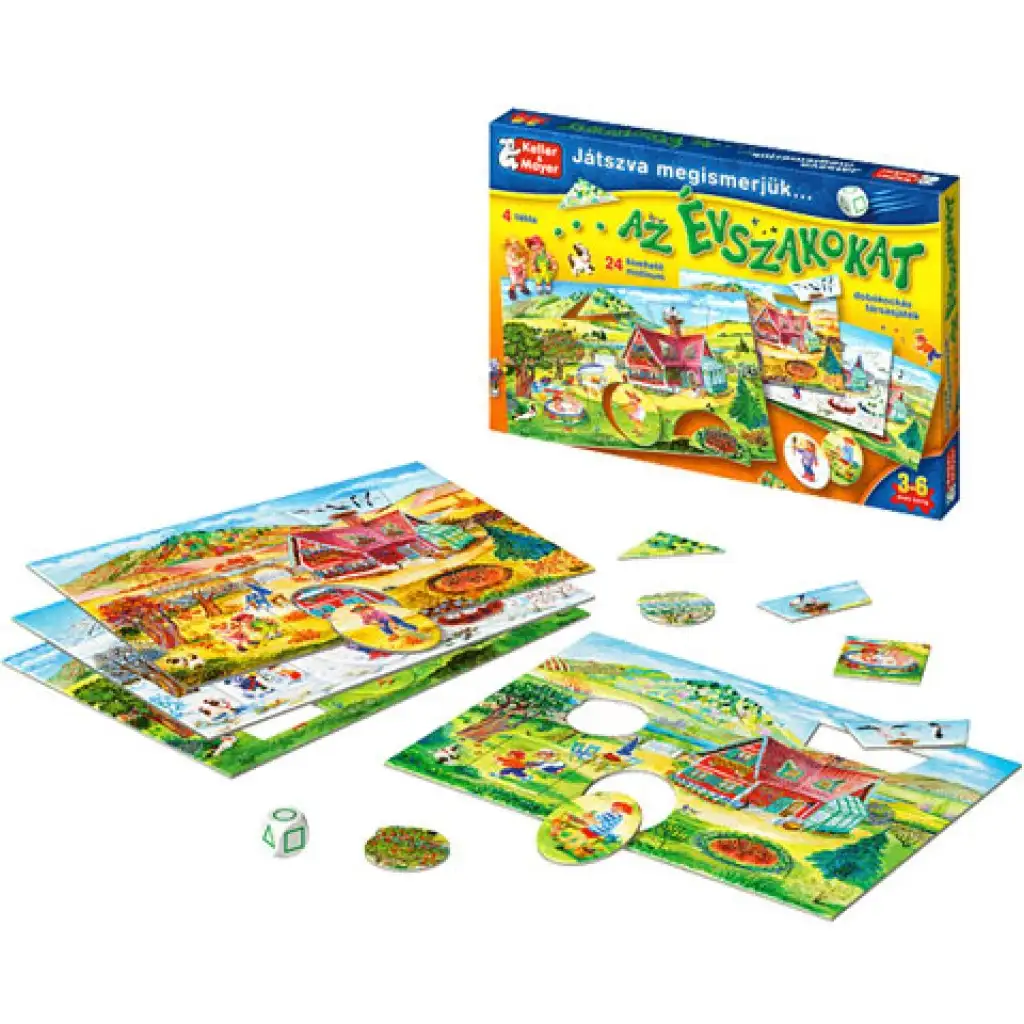 Játszva megismerjük az évszakokat társasjáték kép 2