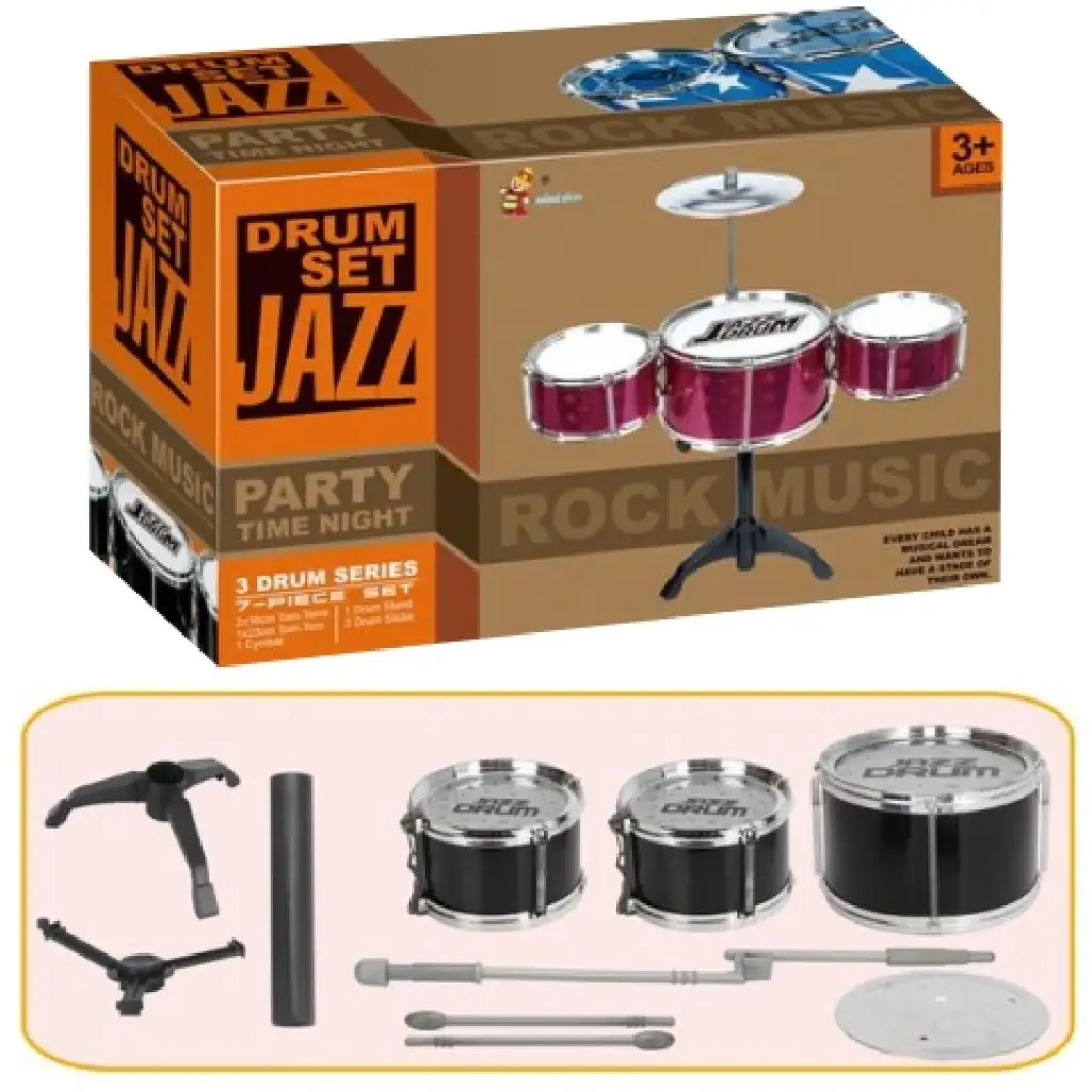 Jazz Drum 4 részes játék dobfelszerelés kép 2