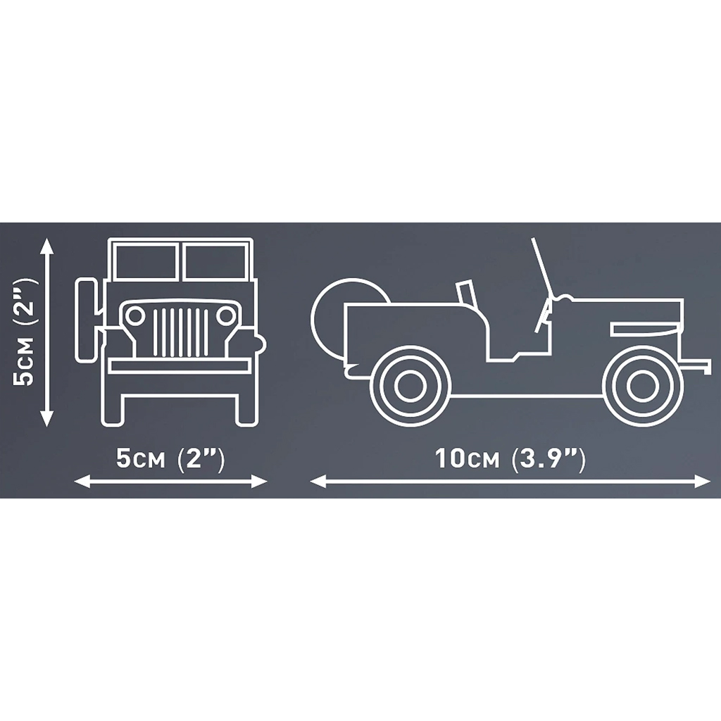 COBI: Jeep Willys CJ-2A építőjáték (24517) kép 3