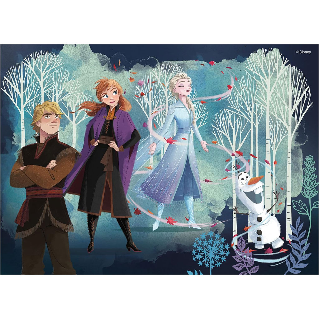 Jégvarázs 2 az 1-ben 24db-os puzzle és színező 35x25cm - Lisciani kép 2