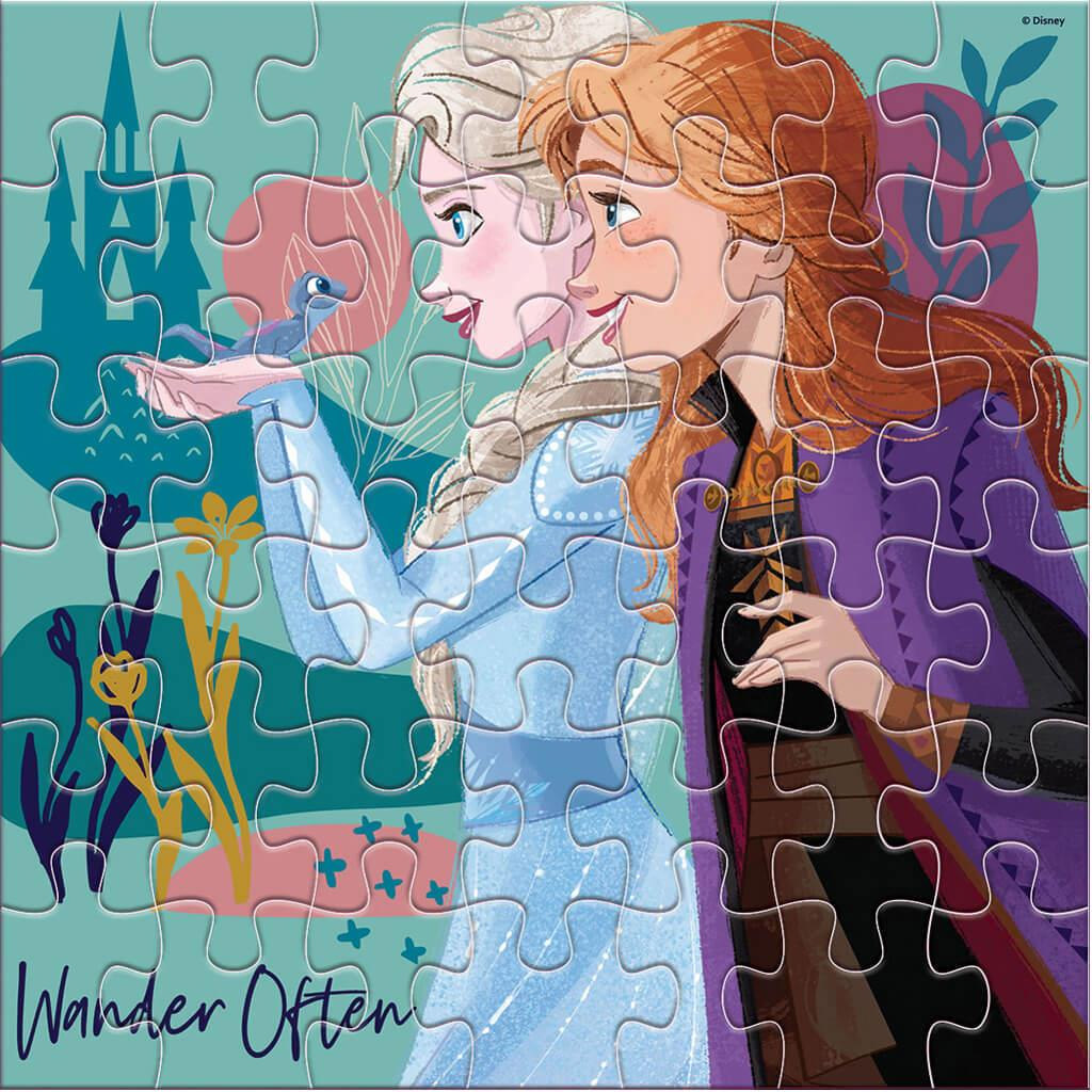 Luna: Jégvarázs 2 testvérek 42db-os színezhető puzzle kép 2