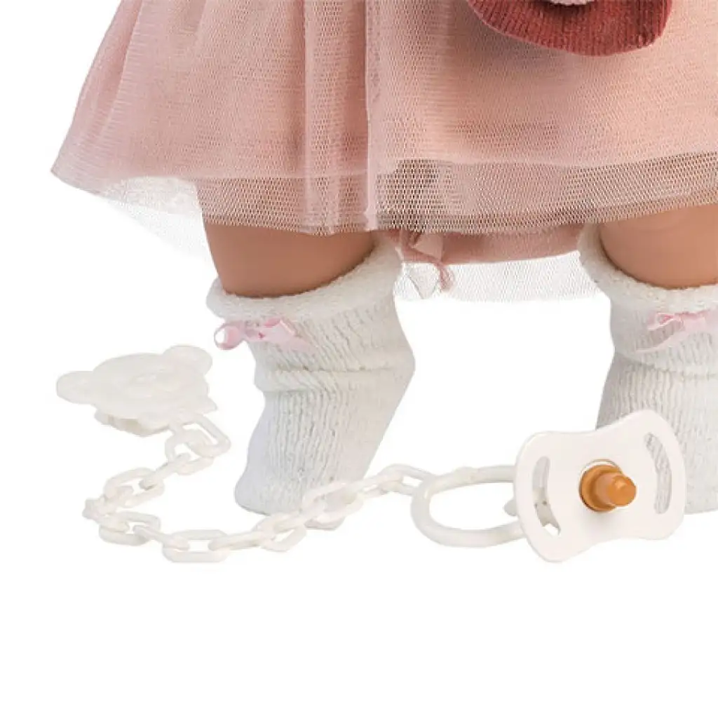 Llorens: Julia síró baba mellényben 42cm-es kép 4