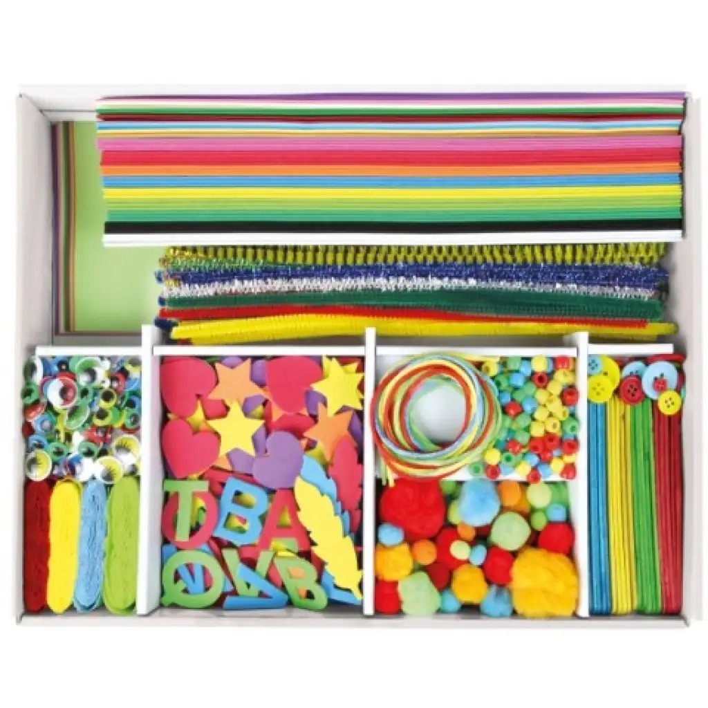 LENA: Jumbó kézműves kreatív hobby szett 800db-os kép 3