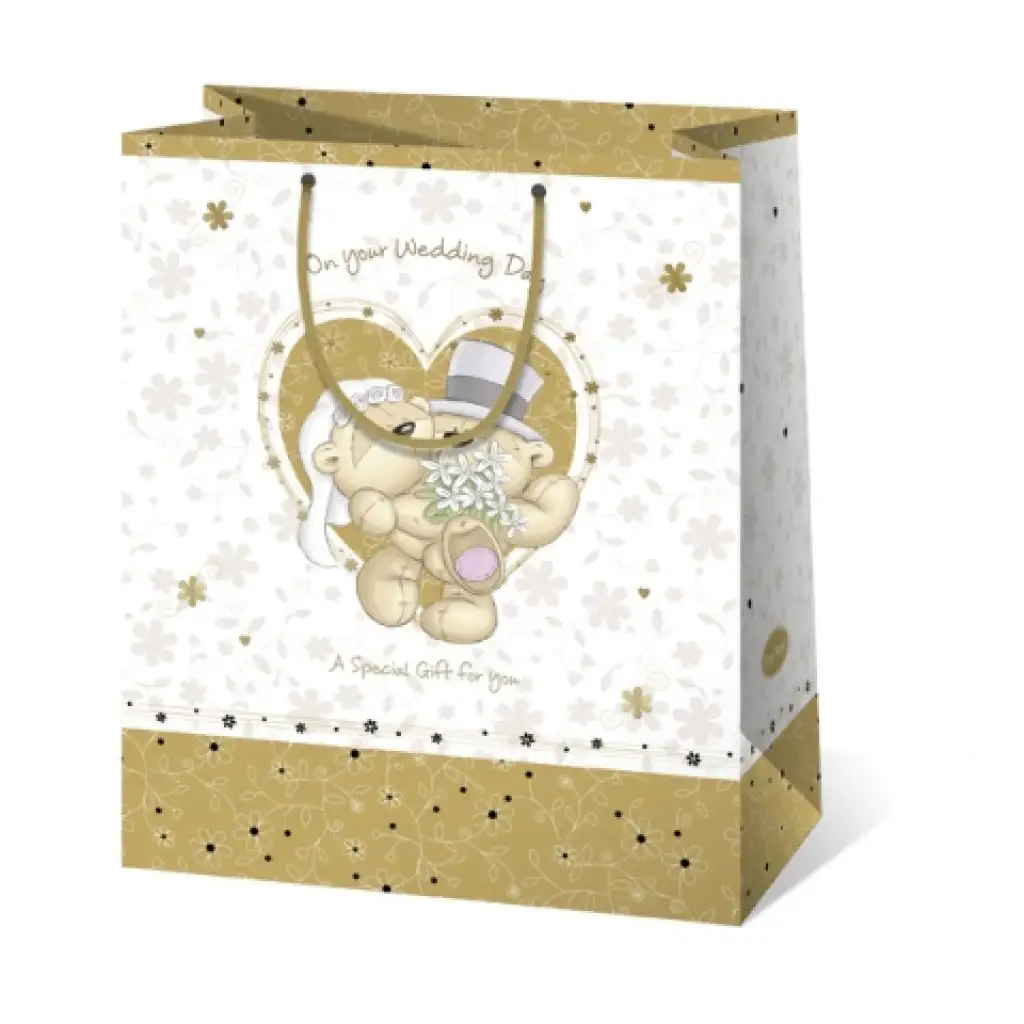 Esküvő napja óriás ajándéktáska 33x45x15cm