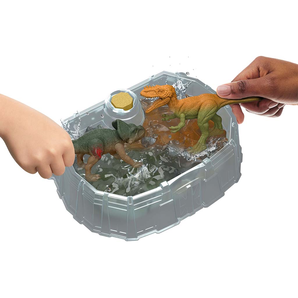 Jurassic World: Dino Reveal Battle Pack csomag 2db dinó figurával - Mattel kép 2