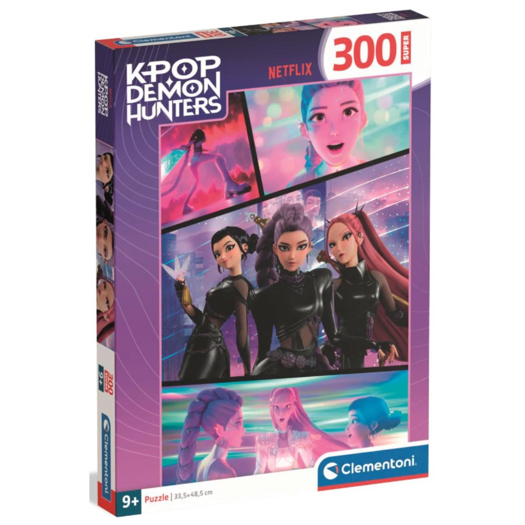 K-pop démonvadászok Super puzzle 300 db-os - Clementoni