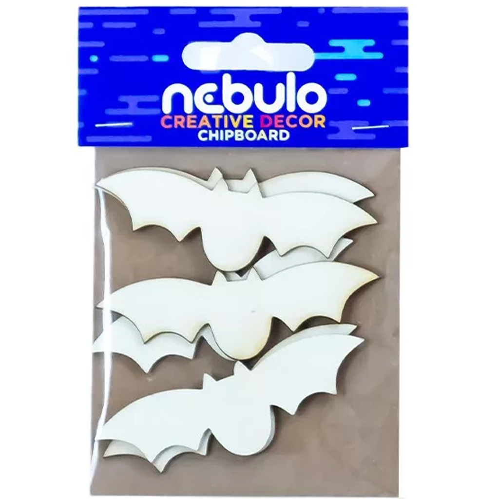 Nebulo: Denevérek karton dekoráció 6db-os szett