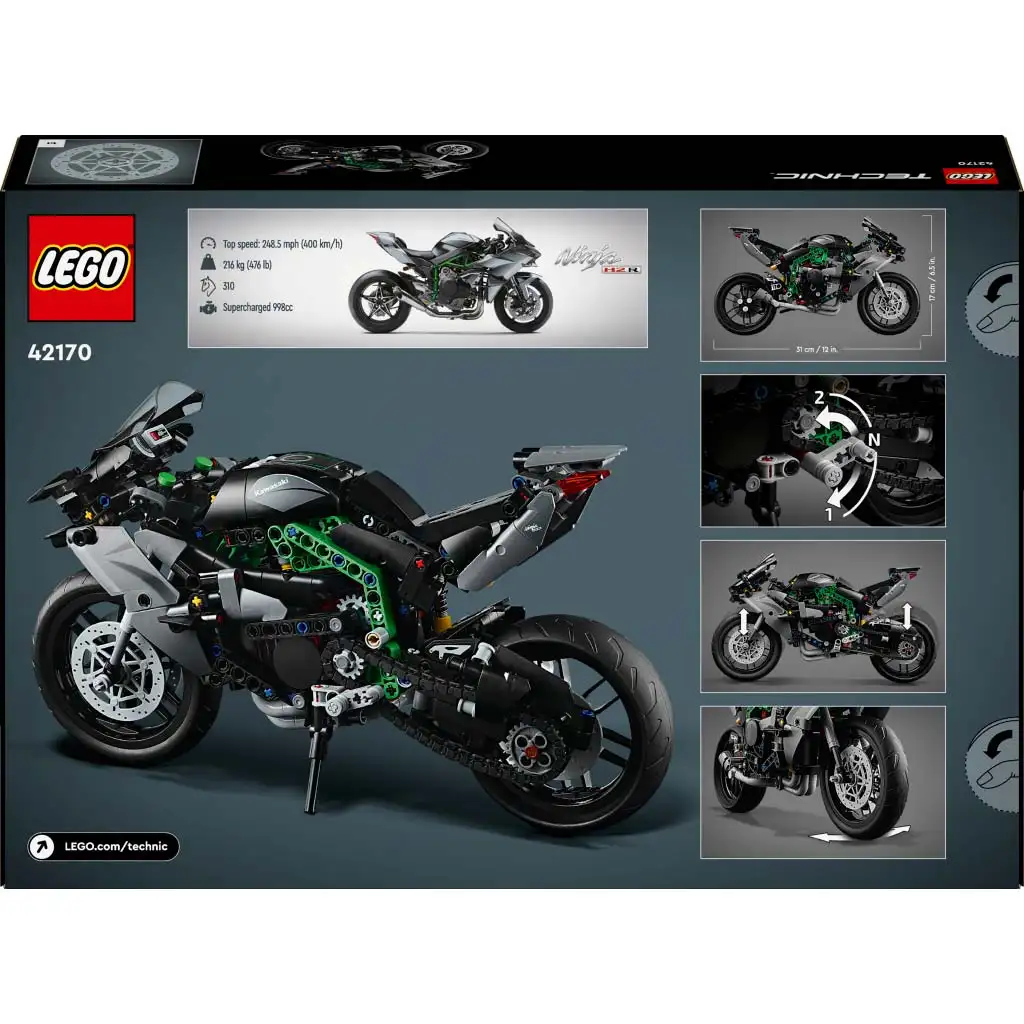 LEGO® Technic: Kawasaki Ninja H2R motorkerékpár (42170) kép 2