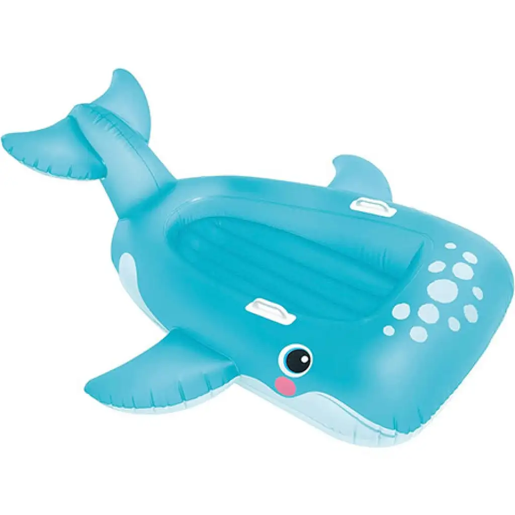 Felfújható Bálna lovagló matrac kapaszkodóval 168x140cm - Intex kép 2