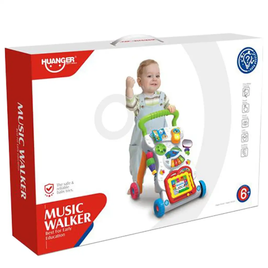 Baby készségfejlesztő és járássegítő játékszett fény és hang effektekkel kép 2