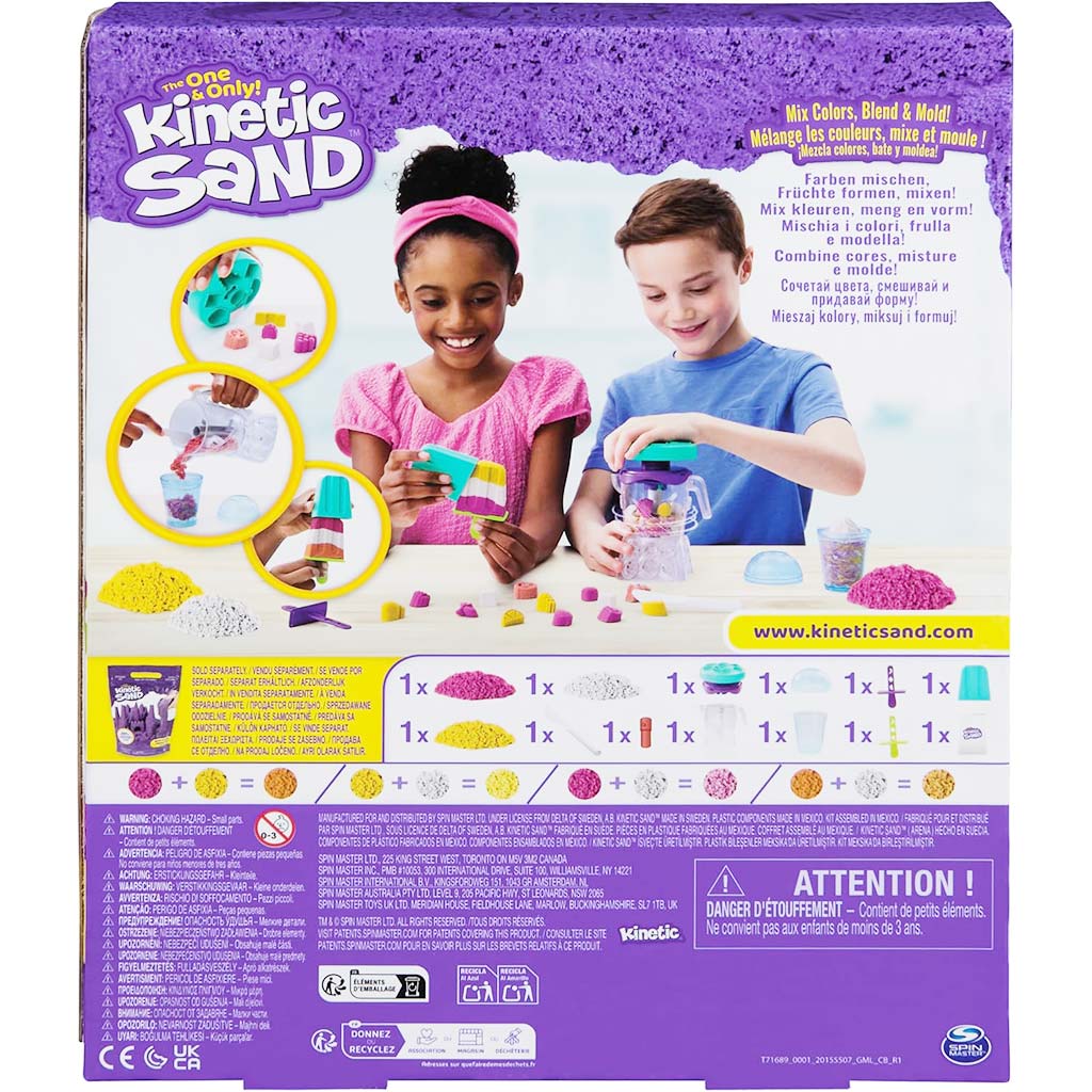 Kinetic Sand: Smoothie készítő mixer 396g homokgyurmával - Spin Master kép 2